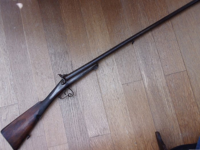 Old pin fire collection rifle