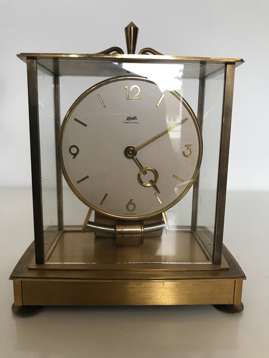 Kieninger & Obergfell (KUNDO) clock set, Electronic Perpetual 400 days, Germany 1960s