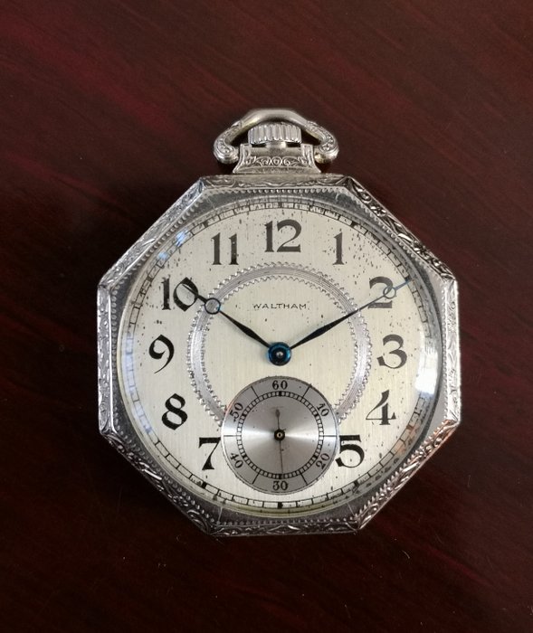 Waltham - Octagonal pocket watch  - Män - 1901-1949