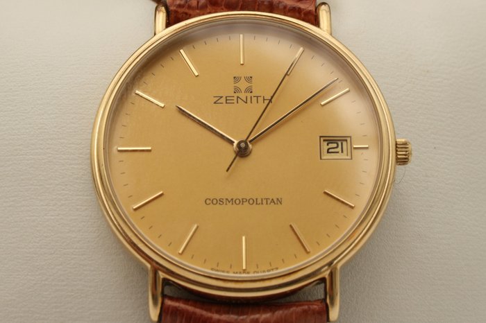 Zenith - Cosmopolitan, Placcato in Oro 18K - Ref. 27.0340.337 - Herren - 1980-1989
