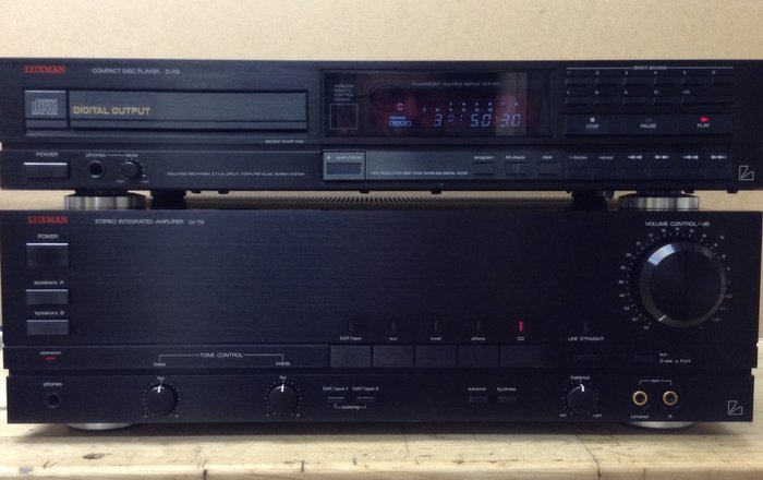 Luxman amplifier LV-112 + CD player D-112