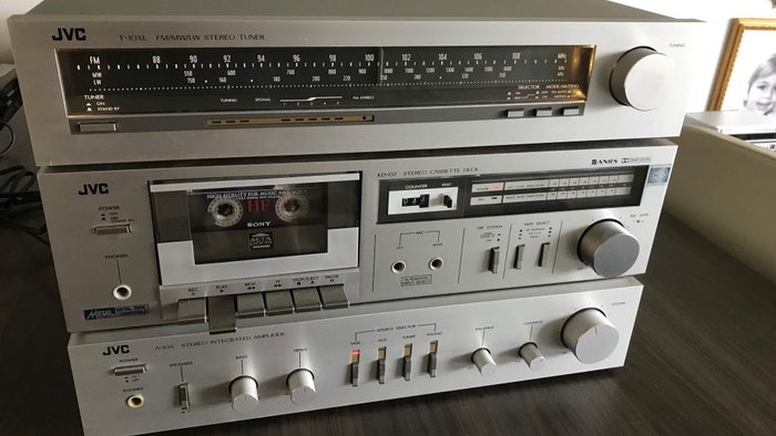 JVC A-10 x amplifier with T-10xl tuner and A-10 x cassette deck