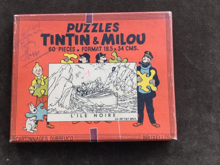 Tintin - Puzzle Dubreucq - L’Ile Noire - (1944)