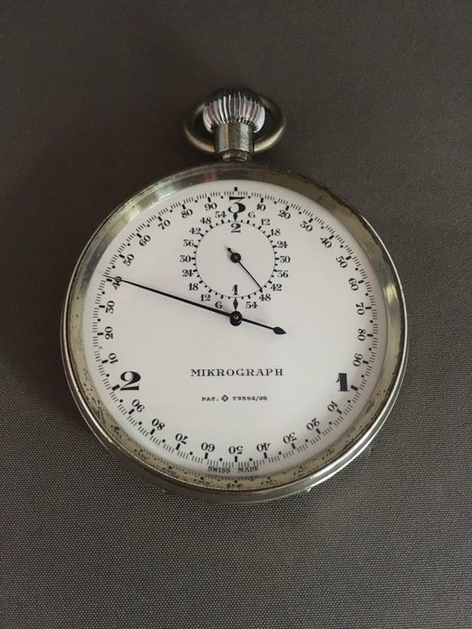 Heuer - Mikrograph pocket watch  - Ref. 601  pat. 73392/93 - Mężczyzna - 1901-1949