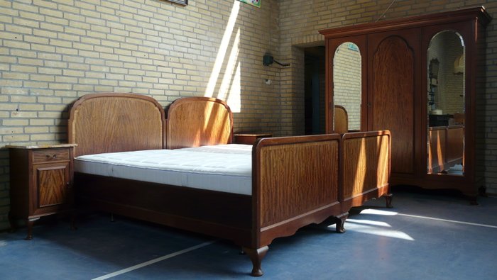 H. Pander von Meubelfabriek Pander Den Haag - Komplettes Schlafzimmer Schlafzimmermöbel - Holz, Mahagoni - Queen Anne
