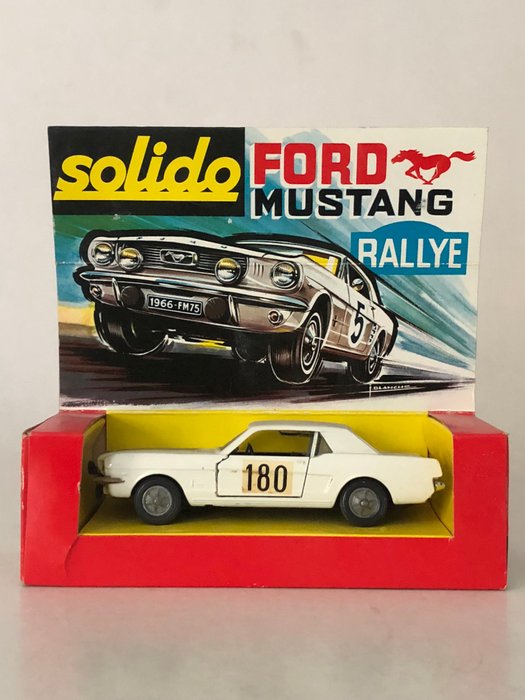 Solido - 1:43 - Ford Mustang Rallye  - Ref 147 Bis, Made in France 1966