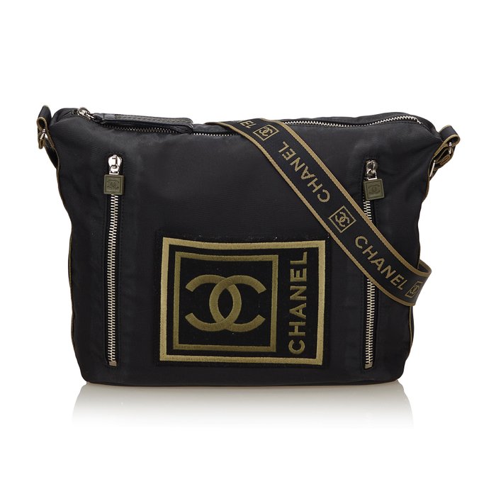 Chanel - Logo Nylon Sport Line Crossbody Bag - Catawiki