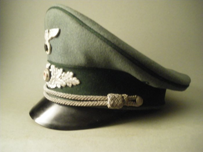 seltene Schirmmütze Reichsforst Förster offizier german visor cap ww II