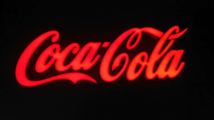 Coca-Cola indoor sign, Led, new, 40 cm