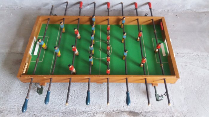 Vintage table football game by Homas in the Achilles version, sixties, Assen, the Netherlands