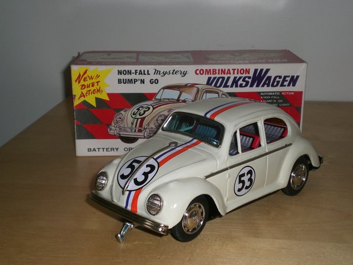"Herbie" # 53 VW Beetle b/o, made by Taiyo Japan