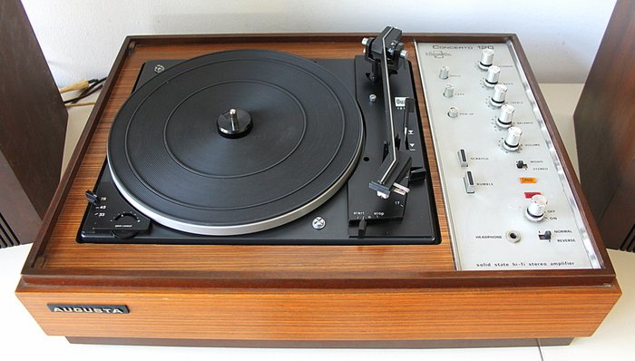 Concerto 120 Augusta Stereo with DUAL 1210 turntable - Germany - complete with original speakers - 1960s