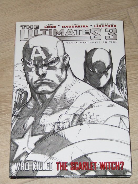 Ultimates 3 - HC Black and White Edition Heroes Cover  - Hardcover - First edition - (2008)