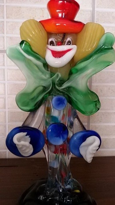 Murano glass clown - 1960s/70s