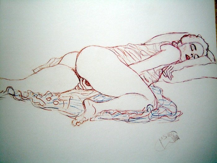 Gustav Klimt - Erotic Sketches Gustav Klimt + Gustav Klimt Maler der Frauen - 1994-2005