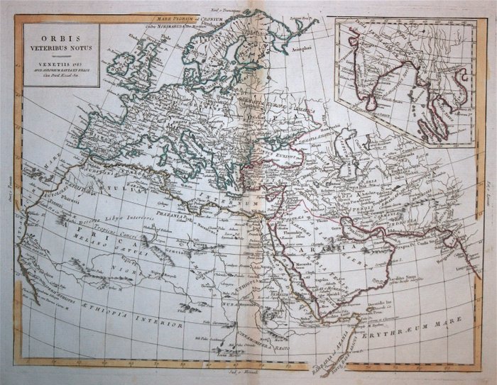 Carte Du Monde Antique Europe Afrique Du Nord Moyen