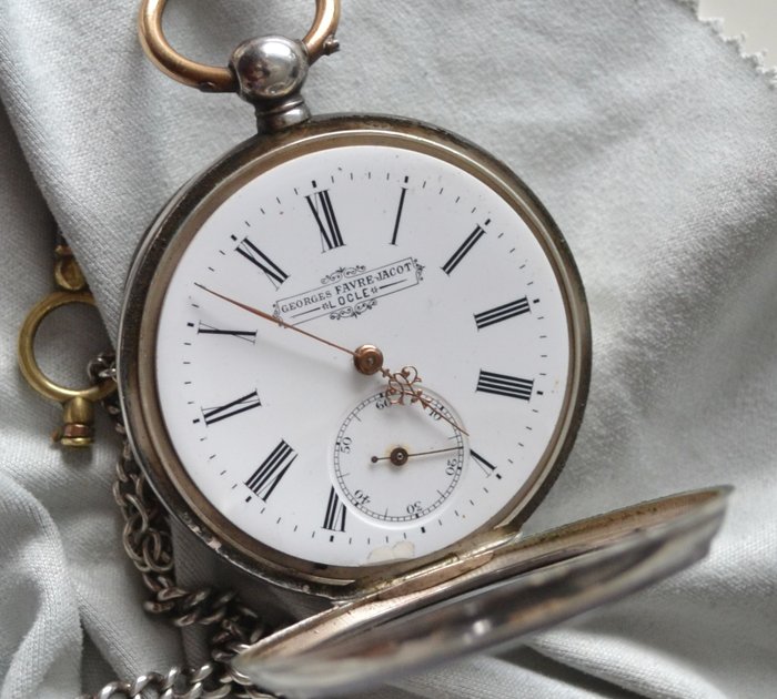 George Favre Jacot-Locle   - pocket watch NO RESERVE PRICE - Homem - 1850-1900