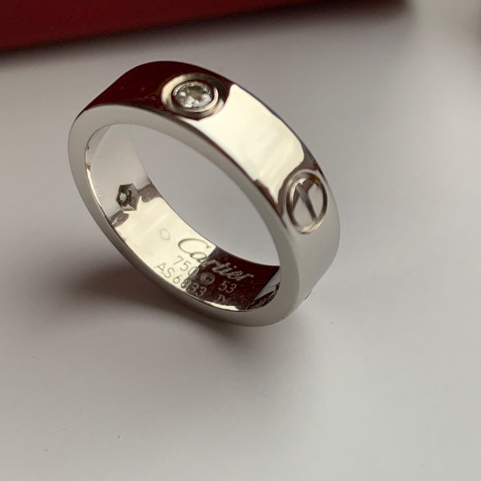 Cartier - 18 kt Gold - Ring Diamant