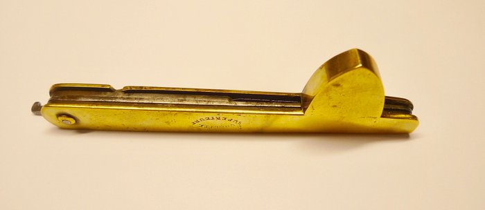 French Foam Knife for Bloodletting - Brass and steel