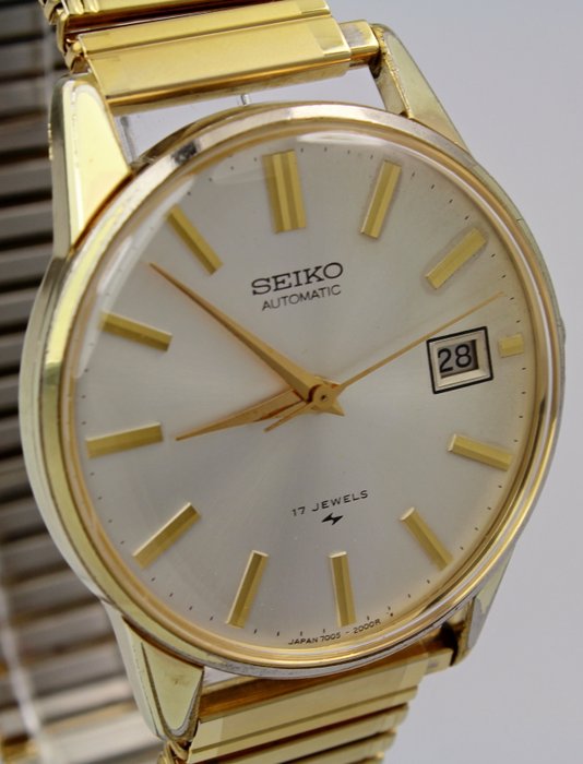 Seiko - Automatic 17 Jewel 1970's Vintage - Large 36 mm Case Mint Condition - Herre - 1970-1979