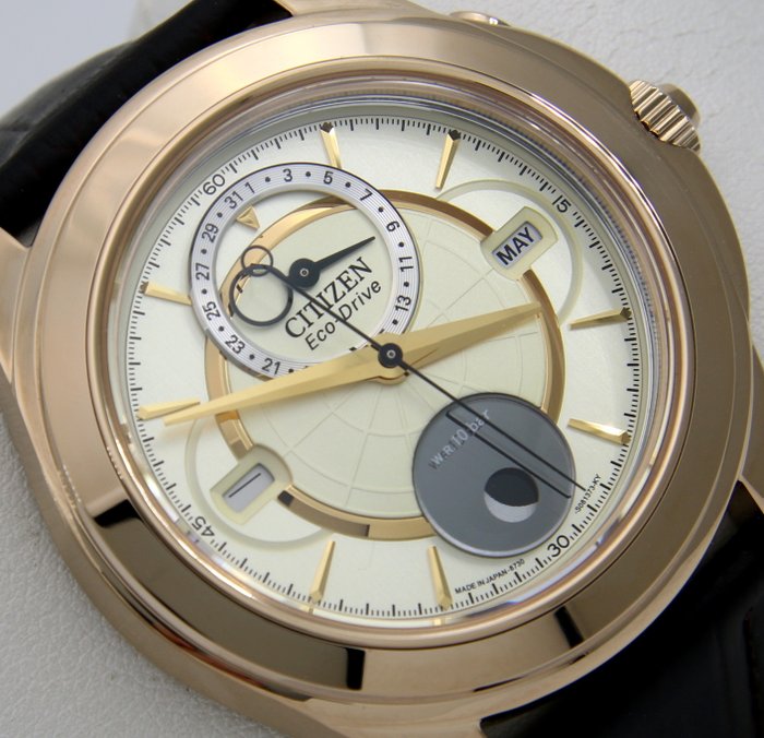 Citizen - Eco Drive Moon Phase "Gold Dial" - New - 男士 - 2011至今