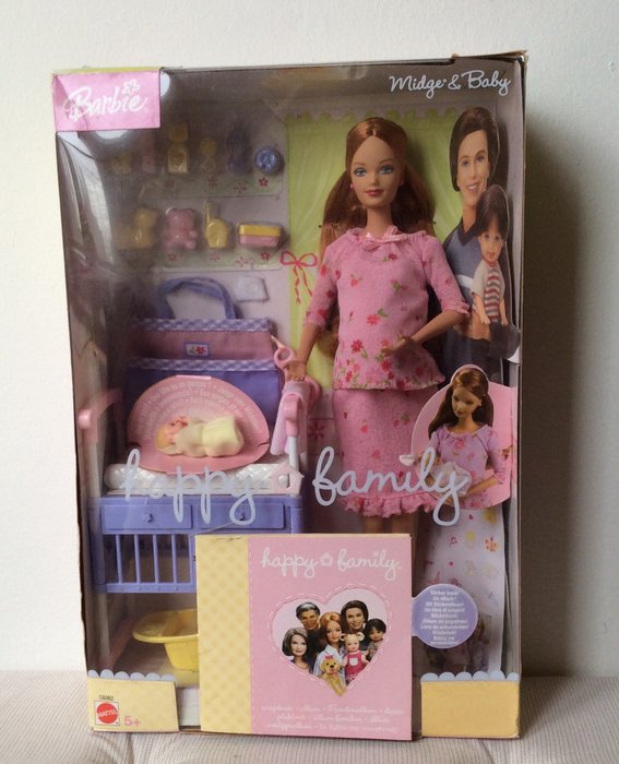 Mattel - Muñeca Barbie Happy Family Midge & Baby