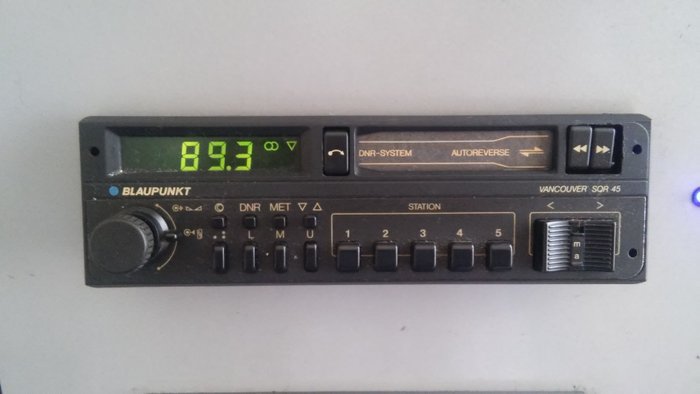 80s car stereo - Blaupunkt vancouver - 1983-1988 