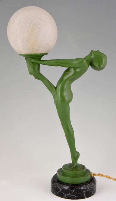 Max Le Verrier - 站立的装饰艺术灯