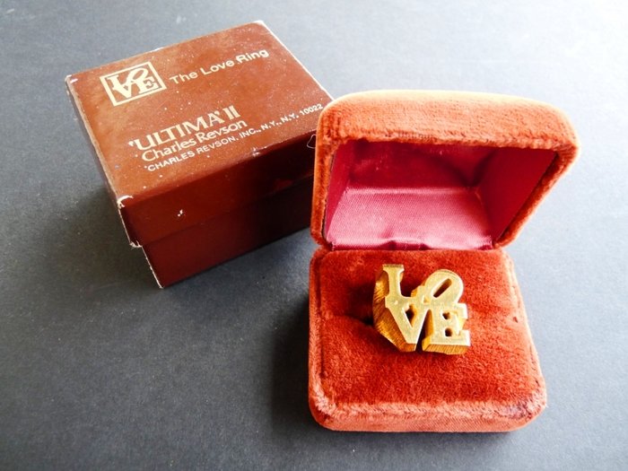 Robert Indiana & Charles Revson - The Love Ring ( édition 1970 )