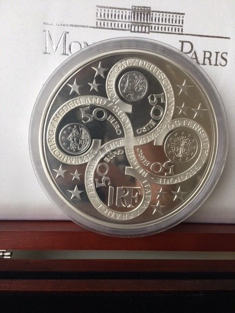 Frankreich - 50 Euro 2003 Europa - 1 kg (925) - Silber