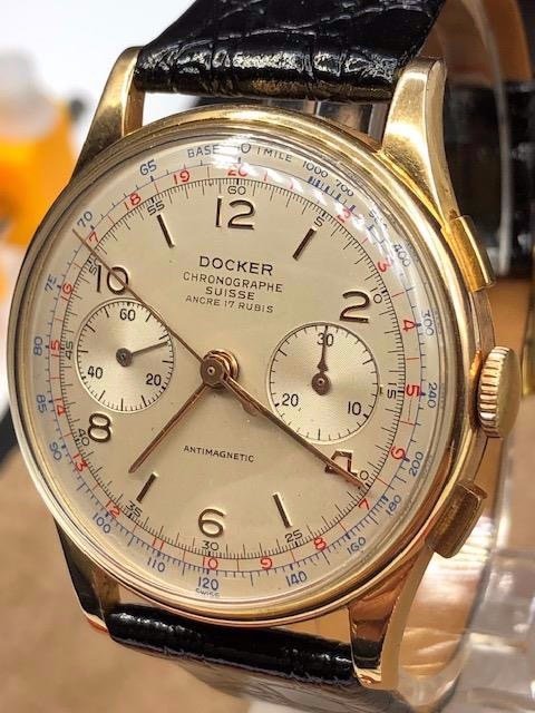 Docker - Chronographe Suisse 18k - L48 - Herren - 1901-1949