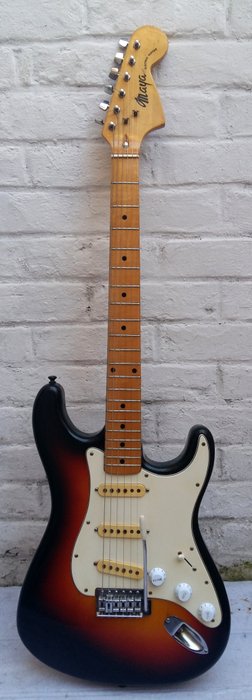 Maya - Stratocaster sunburst vintage MIJ - Chitară electrică - Japonia - 1970