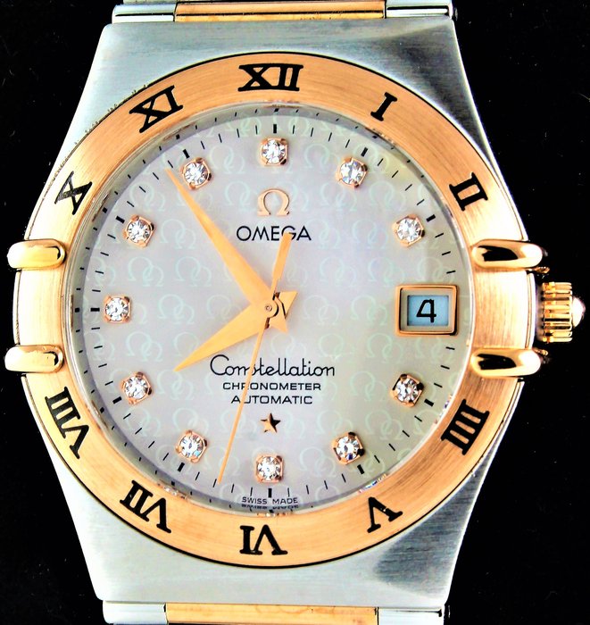 Omega - Constellation - Gold and Diamonds - 50 Years Anniversary - Ref. No: 1304.35.00 - COSC Chronometer - Excellent - Warranty - Herren - 2000-2010