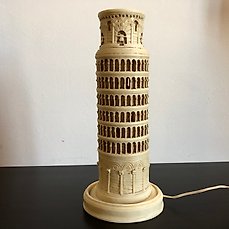 Collectible Home Table Decoration Resin Tower of Pisa Italy Model Sculpture 