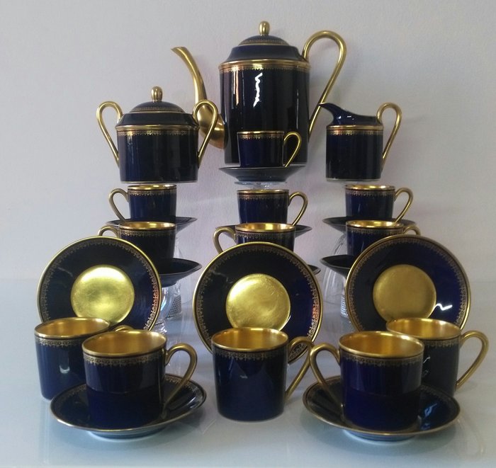 SINGER - LIMOGES  - Coffee service (27) - Porcelain