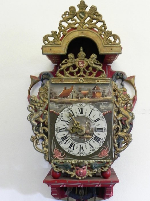 Frisian chair clock replica - Wood - 20th century