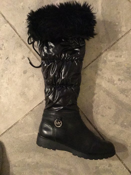 mk winter boots fur