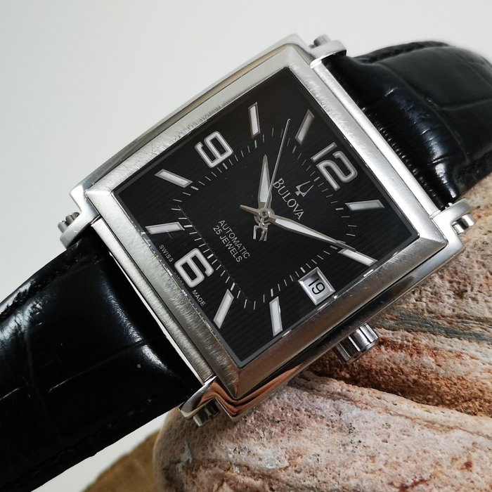 Bulova - Square Men's Automatic Watch - C876713 - "NO RESERVE AUCTION" - Homem - 2011-presente