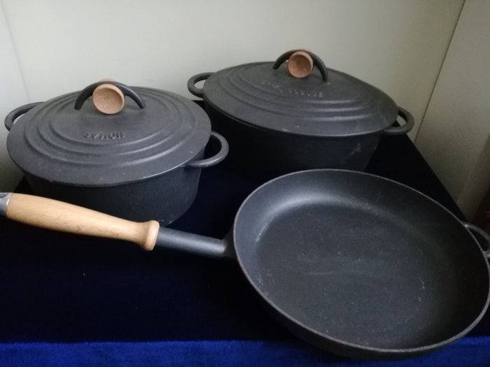 PAUL BOCUSE  -  NOMAR：一套砂锅和锅 - 铸铁