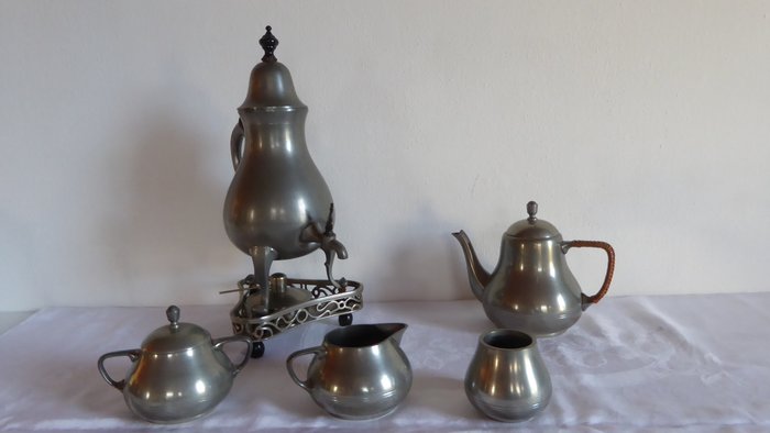 Jeka, Tiel, Holland - 咖啡和茶具 (7) - 真正的荷兰锡