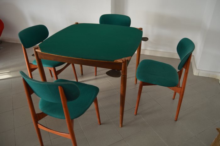 Gio Ponti - Fratelli Reguitti - Étkező szék, Játszóasztal
