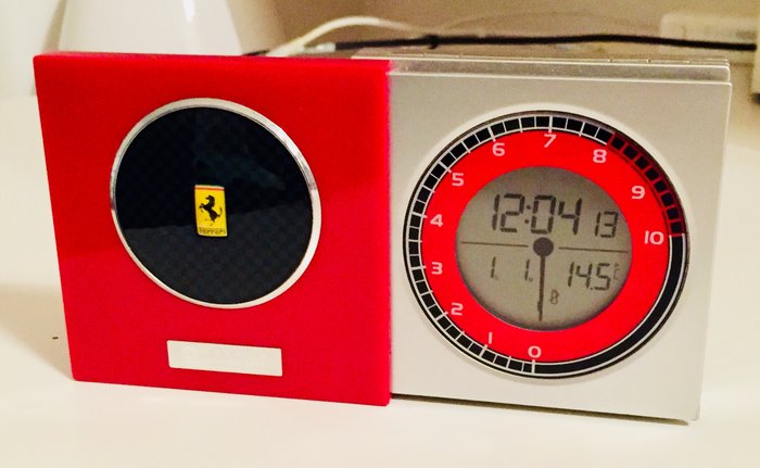 Ferrari Travel Clock / Alarm Clock - Imola - Oregon Scientific - 2000 ...
