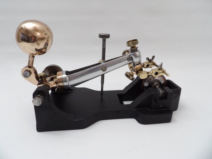 Vintage Diamond Cutting Machine Jewellery Antwerp (1) - Brass & Cast Iron