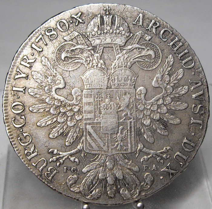 Austria - Taler 1780 ICFA, Maria Theresia, Wien, RDR - Silver