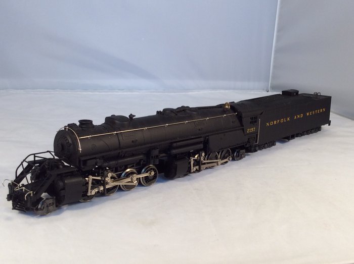 Rivarossi H0 - 1238 - Locomotive à vapeur avec tender séparé - Cl Y6b "Maillet" - (4248) - Norfolk and Western