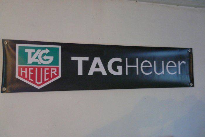 Heuer Racing Advertising Garage Sign 