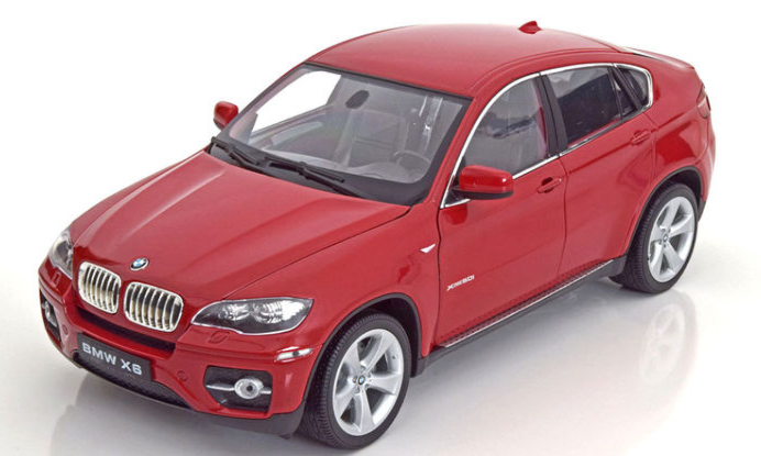 Welly - 1:18 - BMW X6 2008 - red - Catawiki