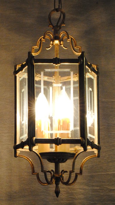 Five-sided French lantern lamp