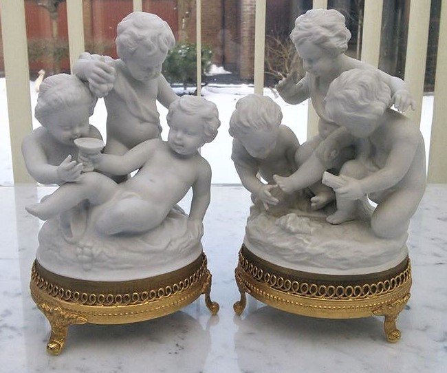 Capodimonte - Sculpture group with Putti (ao Bacchanalia)