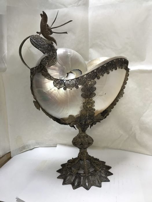 鸚鵡螺杯 - 銀 - 18世紀上半葉